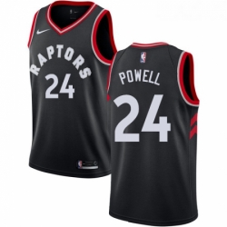 Womens Nike Toronto Raptors 24 Norman Powell Swingman Black Alternate NBA Jersey Statement Edition 