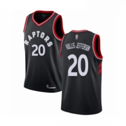 Womens Toronto Raptors 20 Rondae Hollis Jefferson Swingman Black Basketball Jersey Statement Edition 