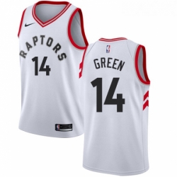 Youth Nike Toronto Raptors 14 Danny Green Swingman White NBA Jersey Association Edition 