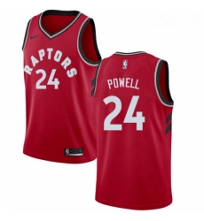 Youth Nike Toronto Raptors 24 Norman Powell Swingman Red Road NBA Jersey Icon Edition 