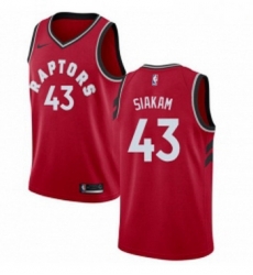 Youth Nike Toronto Raptors 43 Pascal Siakam Swingman Red Road NBA Jersey Icon Edition