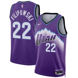Men Utah Jazz 22 Kyle Filipowski Purple 2025 Icon Edition Stitched Basketball Jersey Men Utah Jazz 22 Kyle Filipowski Purple 2025 Icon Edition Stitched Basketball Jersey