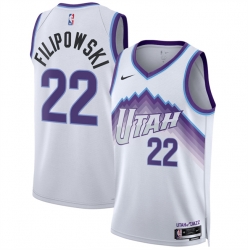 Men Utah Jazz 22 Kyle Filipowski White 2025 Association Edition Stitched Basketball Jersey Men Utah Jazz 22 Kyle Filipowski White 2025 Association Edition Stitched Basketball Jersey