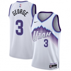 Men Utah Jazz 3 Keyonte George White 2025 Association Edition Stitched Basketball Jersey Men Utah Jazz 3 Keyonte George White 2025 Association Edition Stitched Basketball Jersey