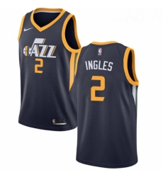 Womens Nike Utah Jazz 2 Joe Ingles Navy NBA Swingman Icon Edition Jersey 