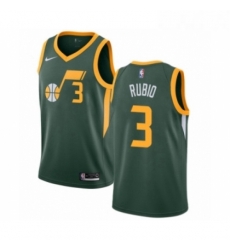 Womens Nike Utah Jazz 3 Ricky Rubio Green Swingman Jersey Earned Edition 