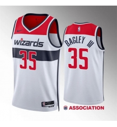 Men Washington Wizards 35 Marvin Bagley III White Association Edition Stitched Basketball Jersey