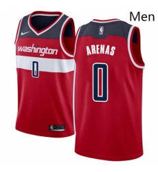 Mens Nike Washington Wizards 0 Gilbert Arenas Swingman Red Road NBA Jersey Icon Edition