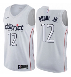 Mens Nike Washington Wizards 12 Kelly Oubre Jr Swingman White NBA Jersey City Edition