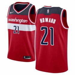 Mens Nike Washington Wizards 21 Dwight Howard Swingman Red NBA Jersey Icon Edition 