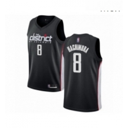 Mens Washington Wizards 8 Rui Hachimura Swingman Black Basketball Jersey City Edition 