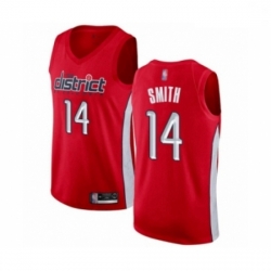 Women Washington Wizards Ish Smith Red Swingman Jersey Earned Edition