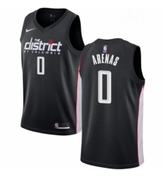 Womens Nike Washington Wizards 0 Gilbert Arenas Swingman Black NBA Jersey City Edition