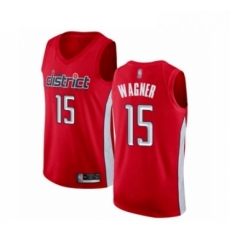 Youth Washington Wizards 15 Moritz Wagner Red Swingman Jersey Earned Edition 