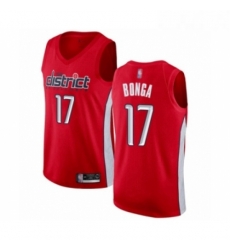 Youth Washington Wizards 17 Isaac Bonga Red Swingman Jersey Earned Edition 