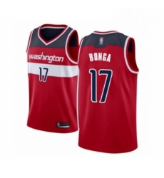 Youth Washington Wizards 17 Isaac Bonga Swingman Red Basketball Jersey Icon Edition 