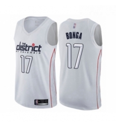 Youth Washington Wizards 17 Isaac Bonga Swingman White Basketball Jersey City Edition 