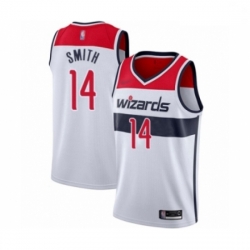 Youth Washington Wizards Ish Smith Swingman White Basketball Jersey Association Edition