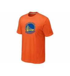 NBA Golden State Warriors Big & Tall Primary Logo Orange T-Shirt