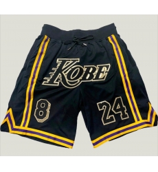 NBA Lakers black Kobe Shorts