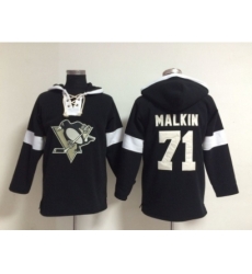 NHL Pittsburgh Penguins #71 Evgeni Malkin black jerseys[pullover hooded sweatshirt]