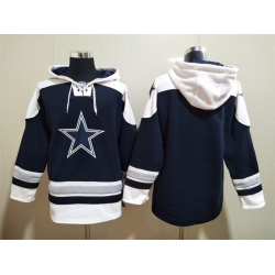 NFL Men Dallas Cowboys Blank Stitched Hoodie II