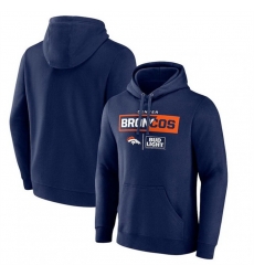 Men Denver Broncos Navy X Bud Light Pullover Hoodie