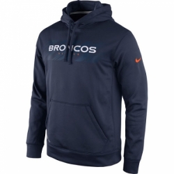 NFL Denver Broncos Nike KO Speed Wordmark Performance Hoodie 