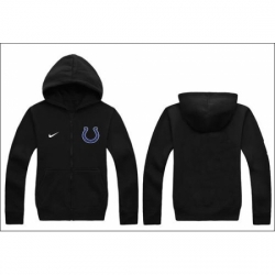 NFL Mens Nike Indianapolis Colts Authentic Logo Pullover Hoodie Black