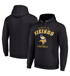 Men Minnesota Vikings Black Pullover Hoodie