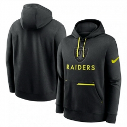 Men Las Vegas Raiders Black Volt Pullover Hoodie