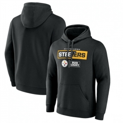 Men Pittsburgh Steelers Black X Bud Light Pullover Hoodie