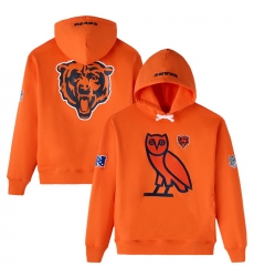 Men Chicago Bears Orange OVO Icon Team Pullover Hoodie