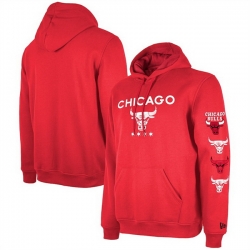 Men Chicago Bulls Red 2023 24 City Edition Pullover Hoodie