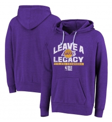 Men Los Angeles Lakers Purple 2020 NBA Finals Champions Tri Blend Pullover Hoodie