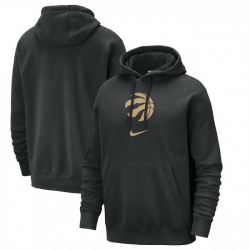 Men Toronto Raptors Black 2023 24 City Edition Essential Club Pullover Hoodie