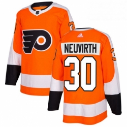 Mens Adidas Philadelphia Flyers 30 Michal Neuvirth Premier Orange Home NHL Jersey 