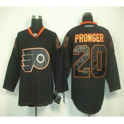 Philadelphia Flyers #20 Chris Pronger black ice Premier Jersey