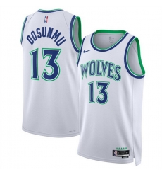 Men Minnesota Timberwolves 13 Ayo Dosunmu White 2026 27 Association Edition Stitched Basketball Jersey Men Minnesota Timberwolves 13 Ayo Dosunmu White 2026 27 Association Edition Stitched Basketball Jersey