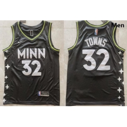 Men Minnesota Timberwolves Karl-Anthony Towns 32 2020-21 Edition  Swingman Jersey