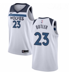 Mens Nike Minnesota Timberwolves 23 Jimmy Butler Swingman White NBA Jersey Association Edition 