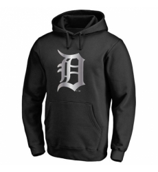 Men MLB Detroit Tigers Platinum Collection Pullover Hoodie Black