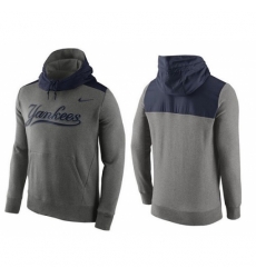 MLB Men New York Yankees Nike Gray Hybrid Hoodie