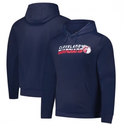 Men Cleveland Guardians Navy Dunbrooke Champion Pullover Hoodie