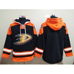 Men Anaheim Ducks Blank Blue Stitched NHL Hoodie