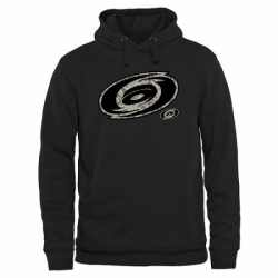 NHL Mens Carolina Hurricanes Black Rink Warrior Pullover Hoodie