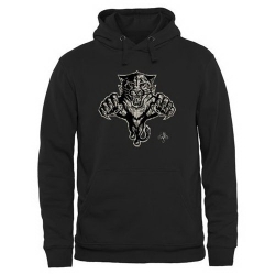 Men Florida Panthers Black Rink Warrior Pullover Hoodie