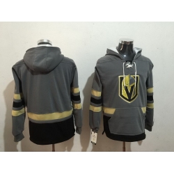 Men Vegas Golden Knights Blank Clayton Stoner Grey Name  26 Number Pullover NHL Hoodie