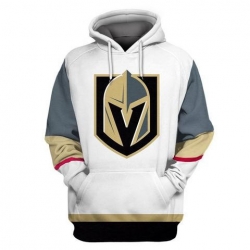 Men Vegas Golden Knights White All Stitched Hooded Sweatshirt