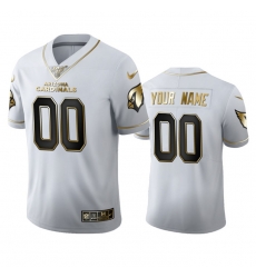 Men Women Youth Toddler Arizona Cardinals Custom Men Nike White Golden Edition Vapor Limited NFL 100 Jersey